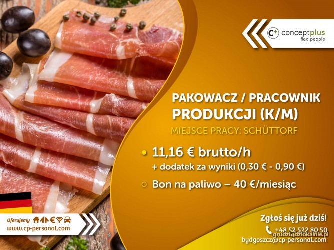 Pakowacz/Pracownik produkcji (k/m) - Schüttorf