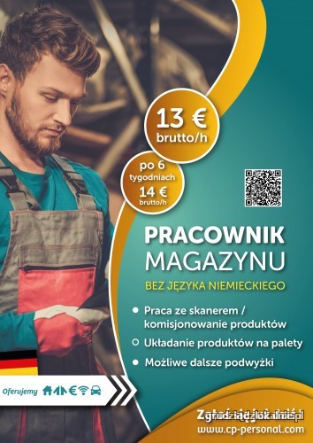 Komisjoner/Pracownik magazynu (k/m) - Niemcy