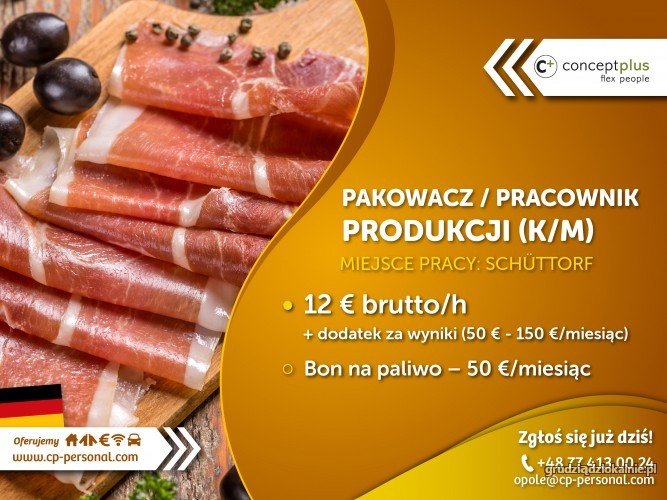 Pakowacz Pracownik produkcji