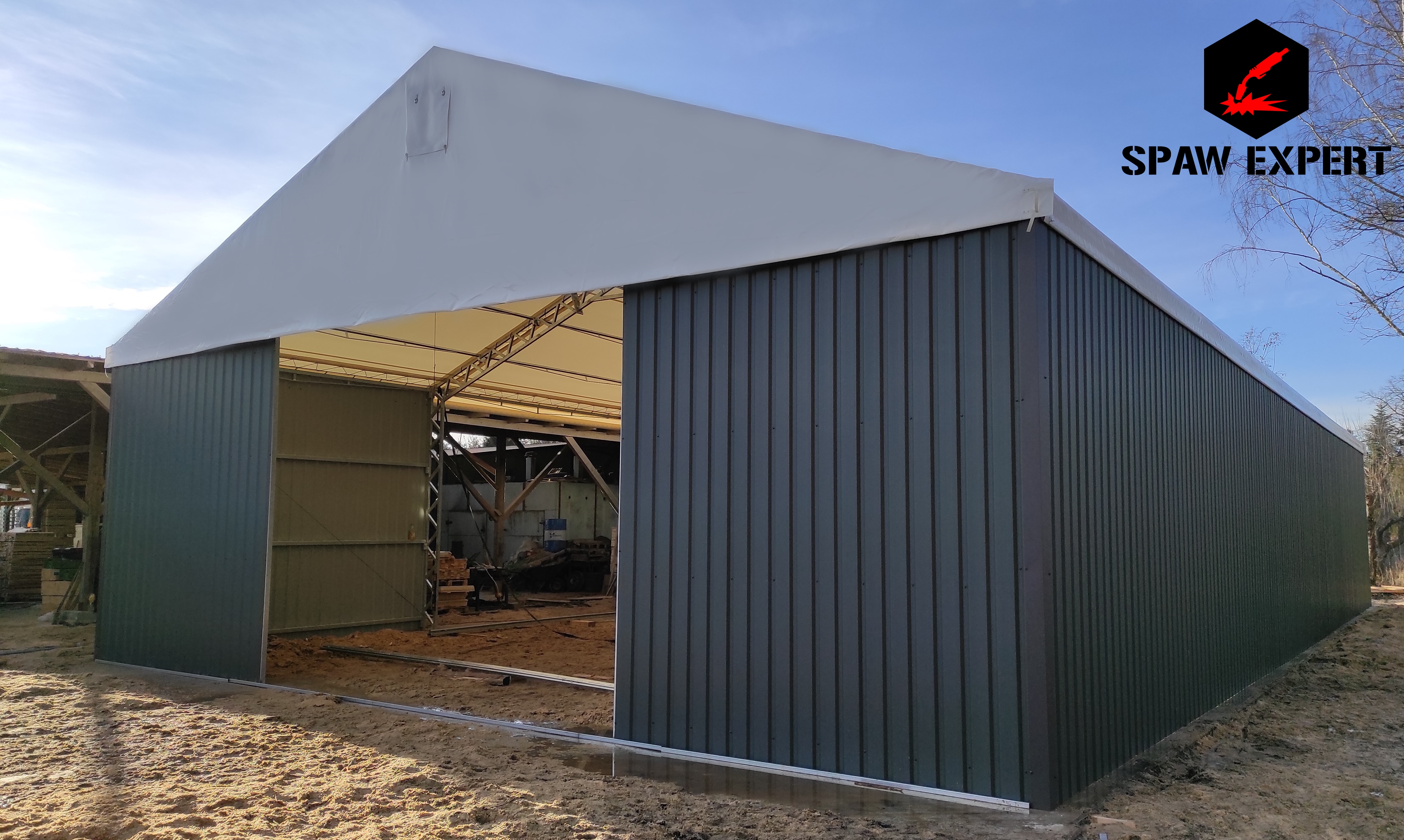 Hale namiotowe/ magazyny całoroczne
